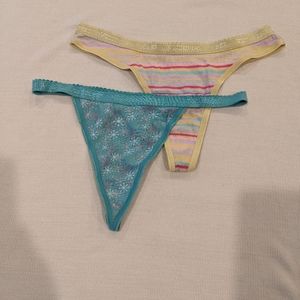 BOGO Victoria's Secret Low-Rise Thongs, Size M